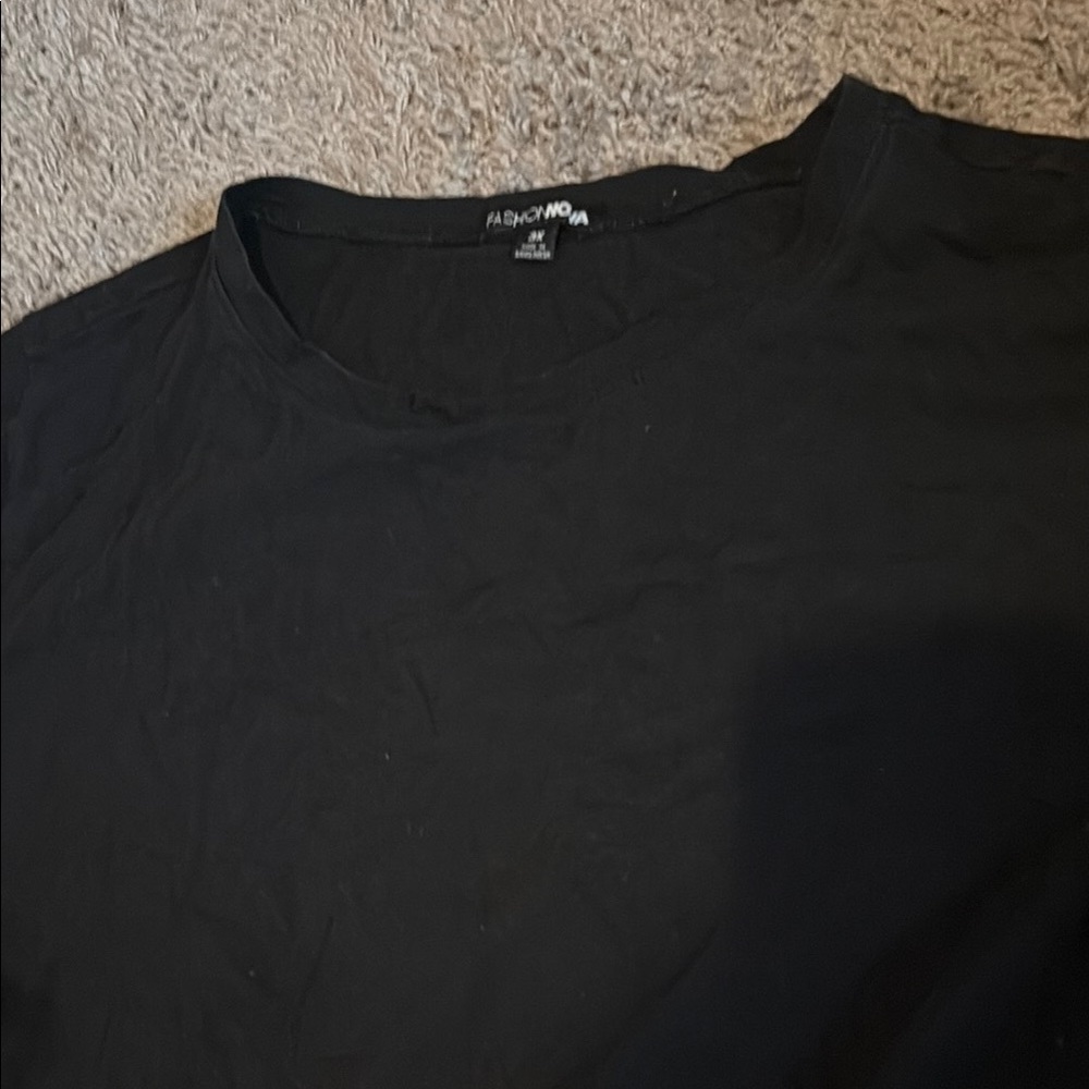 Fashion Nova Men's Black Shirt